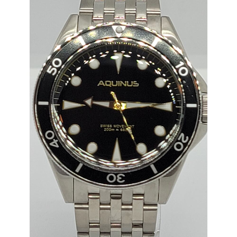 Aquinus Marellio ASSQR7BSBR001 Men's Steel Watch